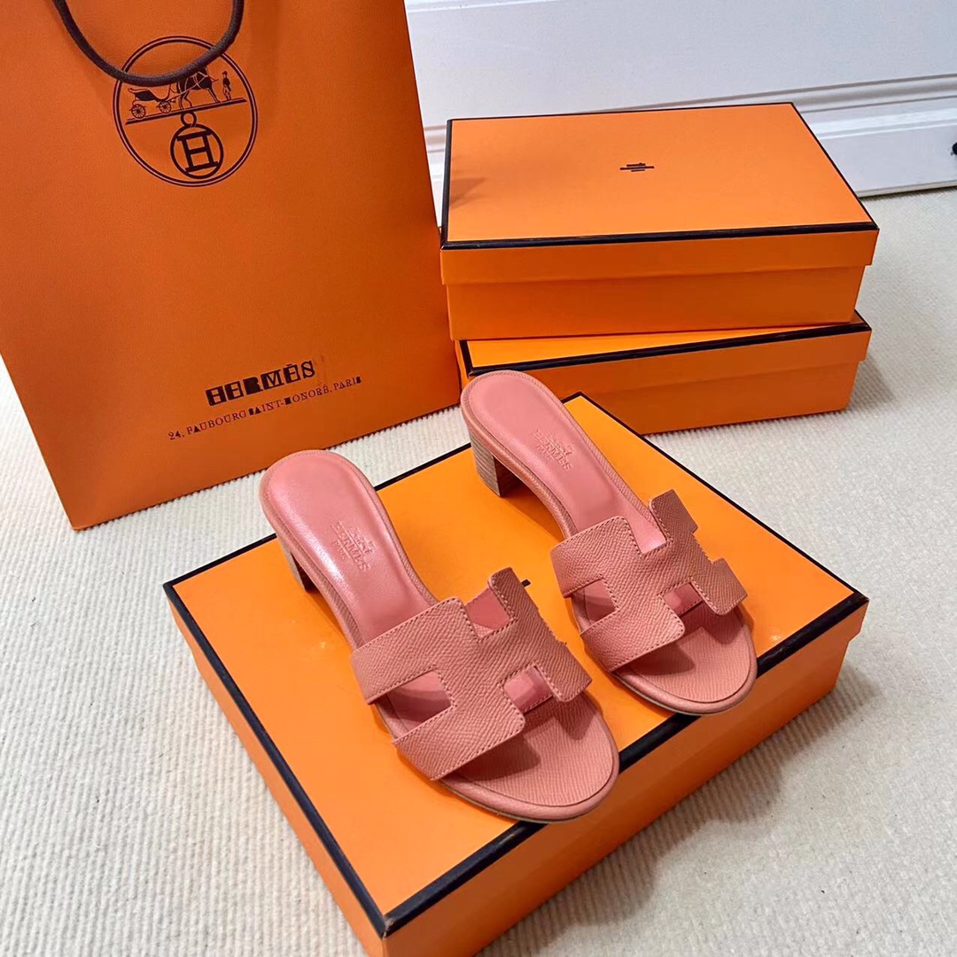 에르메스 올수공 오아시스 슬리퍼 샌들 앱송 36